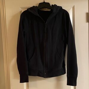 Lululemon Scuba Full-Zip Hoodie in black